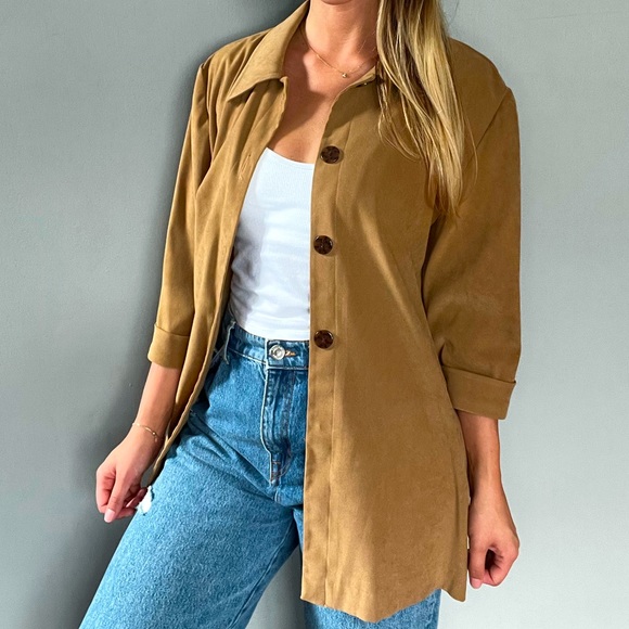 Vintage Jackets & Blazers - VINTAGE • DJ Summers • 80s Lightweight Duster Jacket